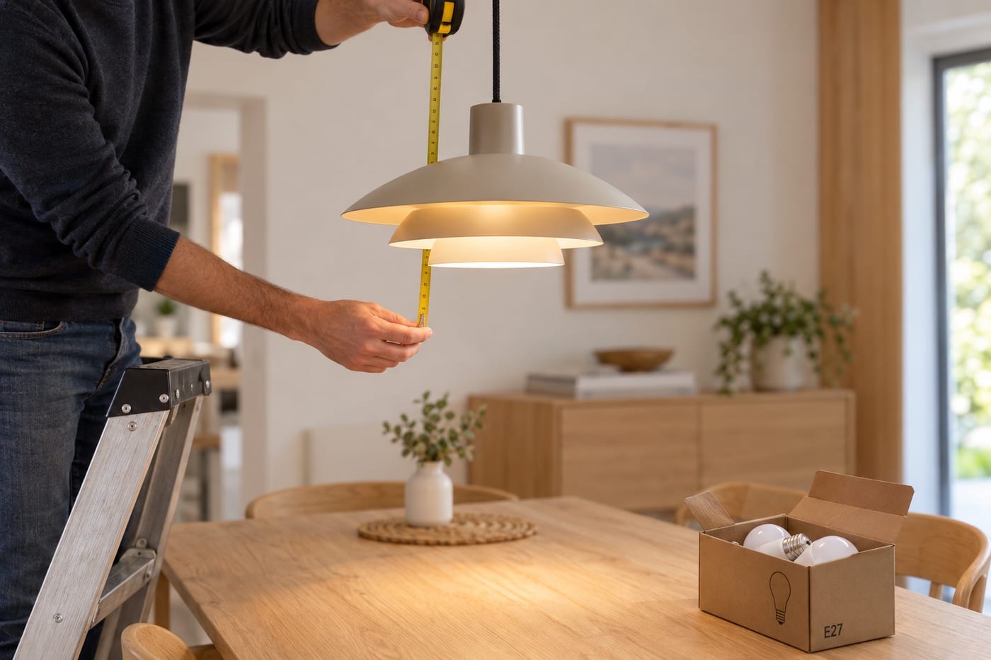 TRIEL NEGRO + MEDALLA/3 LUCES: una lámpara colgante de estilo industrial sutil para dar personalidad al hogar